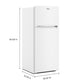 Whirlpool WRTX5028PW 28-Inch Wide Top-Freezer Refrigerator - 16.3 Cu. Ft.