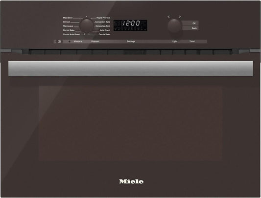 Miele H6200BMBW H 6200 Bm 24 Inch Speed Oven With Electronic Clock/Timer And Combination Modes For Quick, Perfect Results.- Truffle Brown