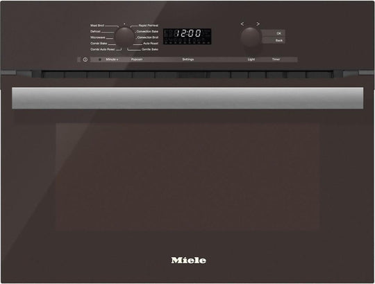Miele H6200BMBW H 6200 Bm 24 Inch Speed Oven With Electronic Clock/Timer And Combination Modes For Quick, Perfect Results.- Truffle Brown