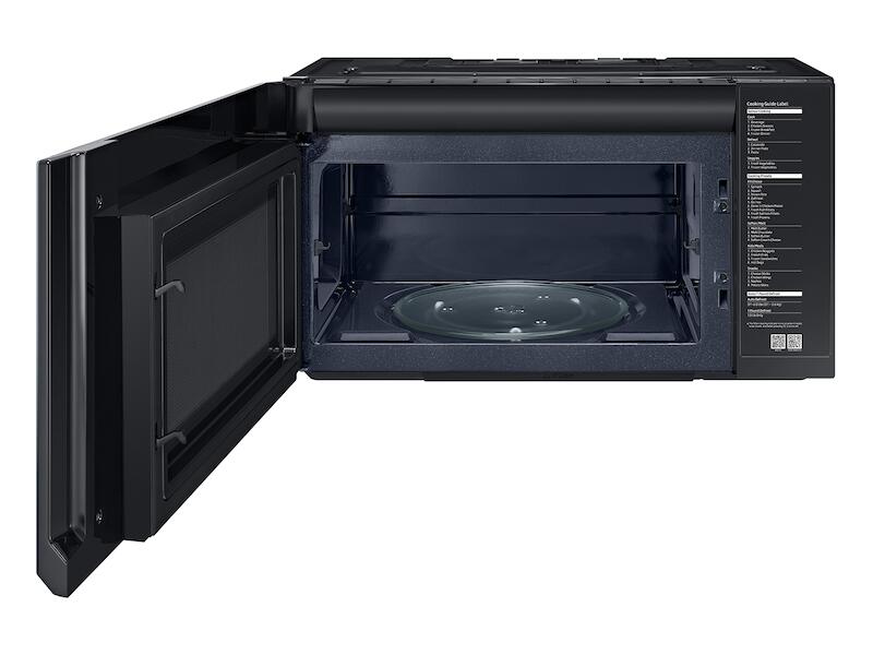 Samsung ME21A706BQN 2.1 Cu. Ft. Smart Bespoke Over-The-Range Microwave With Sensor Cooking In Fingerprint Resistant Navy Steel