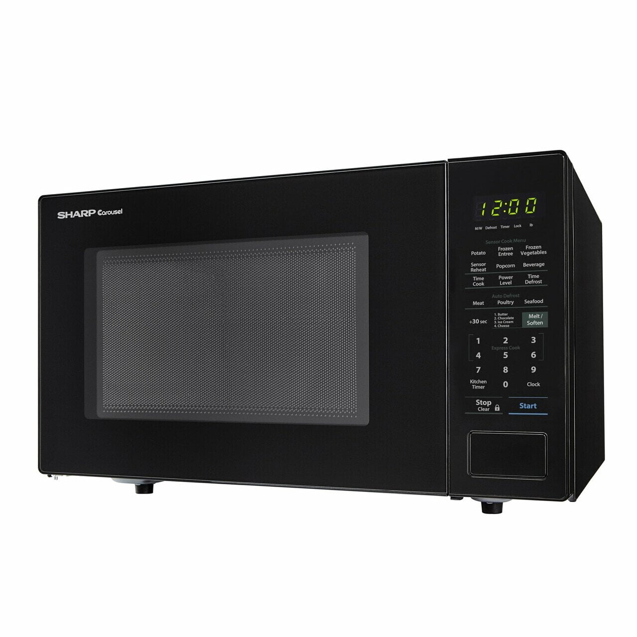 Sharp SMC1441CB 1.4 Cu. Ft. 1000W Sharp Black Countertop Microwave Oven