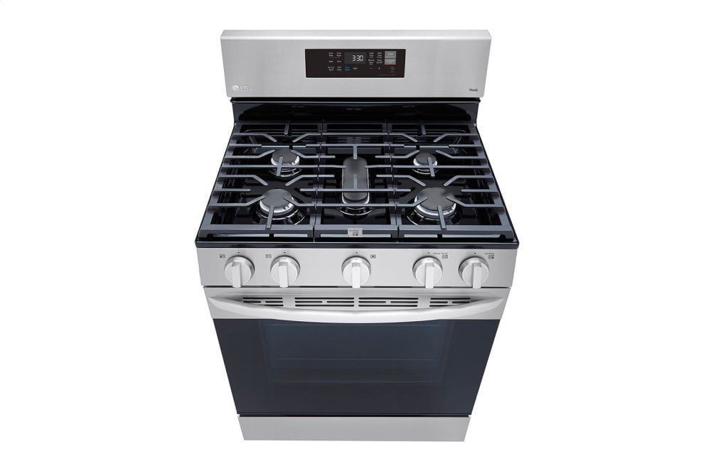 Lg LRGL5823S 5.8 Cu Ft. Smart Wi-Fi Enabled Fan Convection Gas Range With Air Fry & Easyclean®