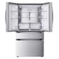 Lg LF30H8210S 30 Cu. Ft. Smart Standard-Depth Max™ 4-Door French Door Refrigerator With Full-Convert Drawer™