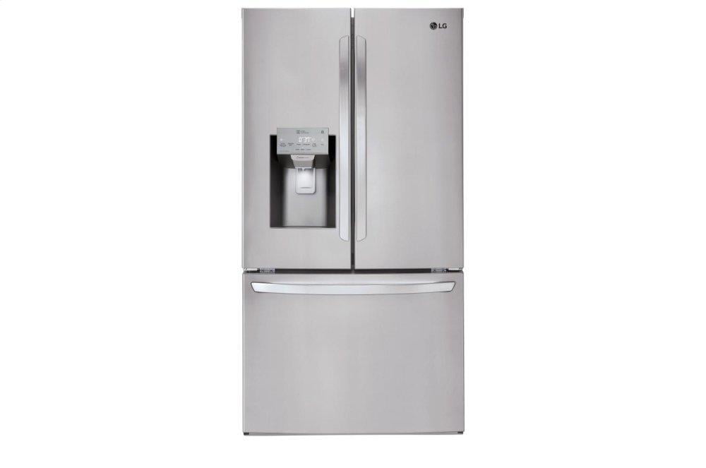 Lg LFXC22526S 22 Cu. Ft. Smart Wi-Fi Enabled French Door Counter-Depth Refrigerator