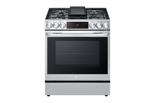 Lg LSDL6336F 6.3 Cu. Ft. Smart Wi-Fi Enabled Probake® Convection Instaview® Dual Fuel Slide-In Range With Air Fry