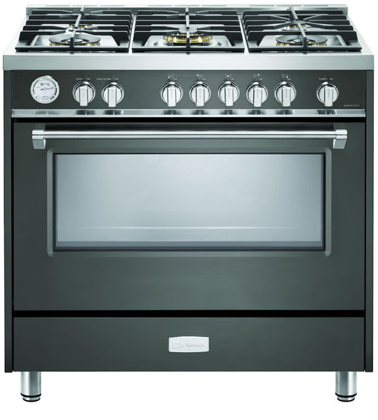 Verona VDFSGG365SG Slate Gray 36" Designer Gas Range