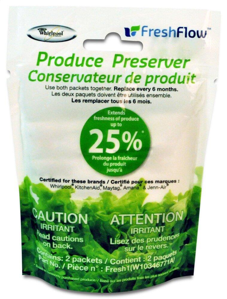 Kitchenaid W10346771A Freshflow Produce Preserver Refill - White-Green