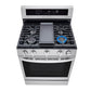 Lg LRGL5825F 5.8 Cu Ft. Smart Wi-Fi Enabled True Convection Instaview® Gas Range With Air Fry