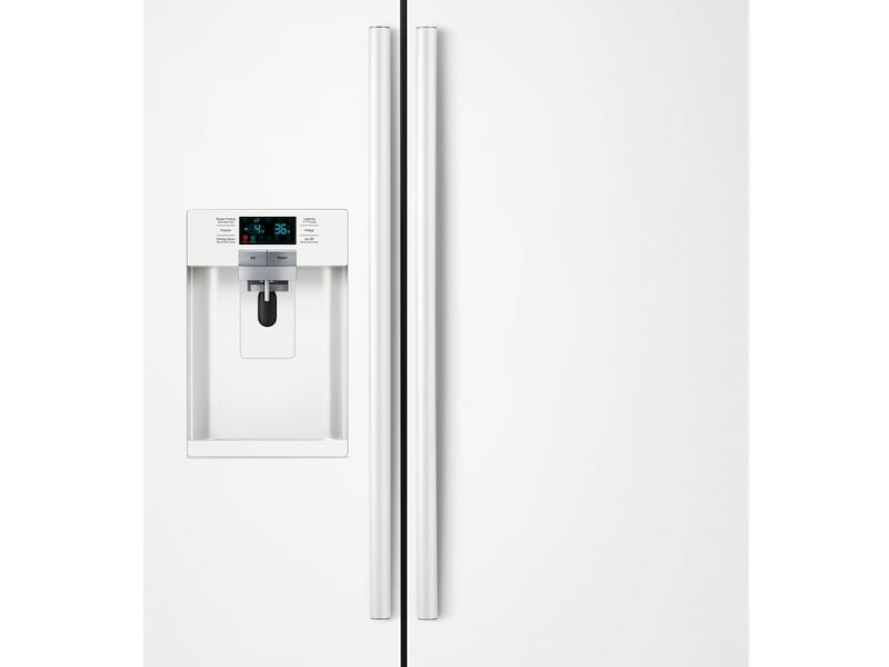 Samsung RS22HDHPNWW 22 Cu. Ft. Counter Depth Side-By-Side Refrigerator In White