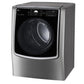 Lg DLGX9001V 9.0 Cu. Ft. Large Smart Wi-Fi Enabled Gas Dryer W/ Turbosteam™