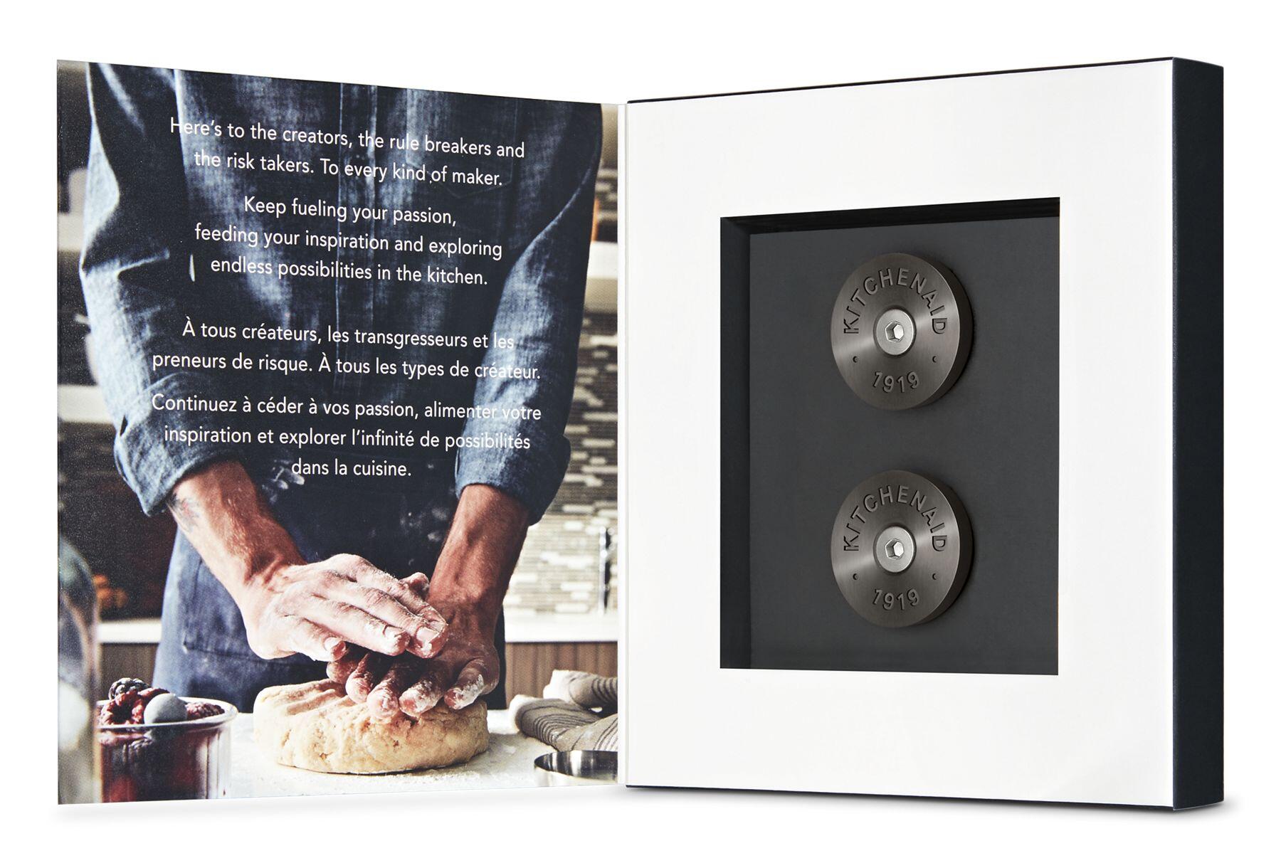 Kitchenaid W11368841BO Kitchenaid® Commercial-Style Range Handle Medallion Kit - Black