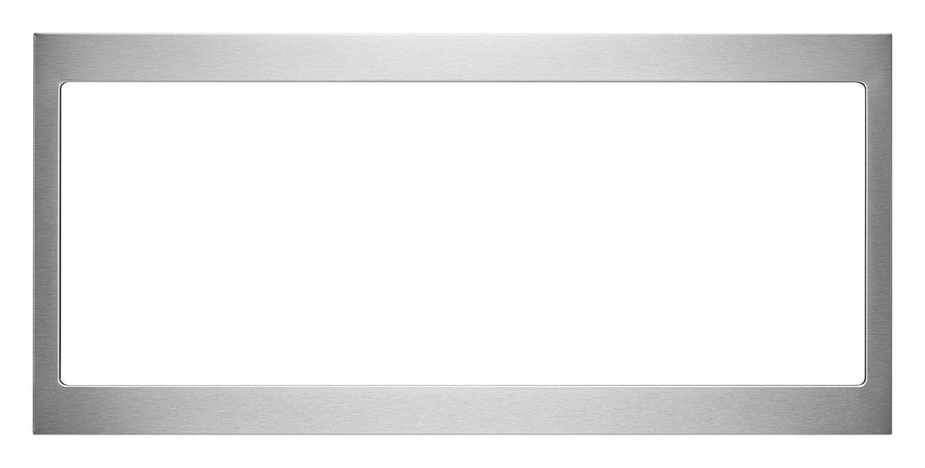 Kitchenaid W11451308 Built-In Low Profile Microwave Slim Trim Kit, Stainless Steel - Other