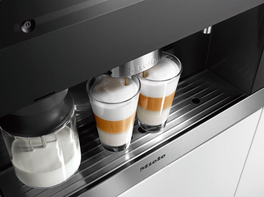 Miele CVA6800 Stainless Steel Built-In Coffee Machine With Bean-To-Cup System - The Miele All-Rounder For The Highest Demands.
