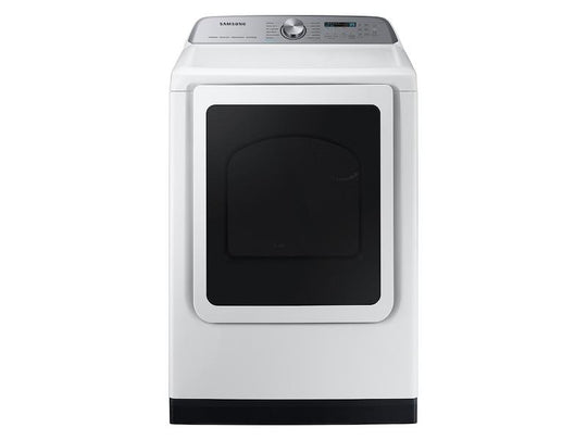 Samsung DVE55CG7100W 7.4 Cu. Ft. Smart Electric Dryer With Steam Sanitize+ In White