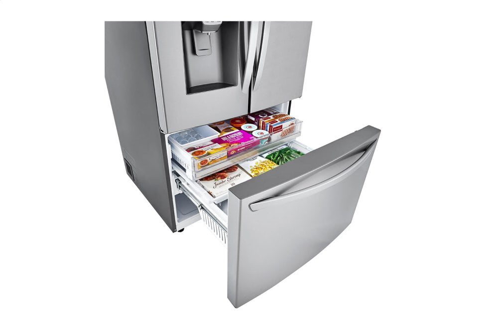 Lg LRFDS3016S 30 Cu. Ft. Smart Wi-Fi Enabled Door-In-Door® Refrigerator With Craft Ice™ Maker