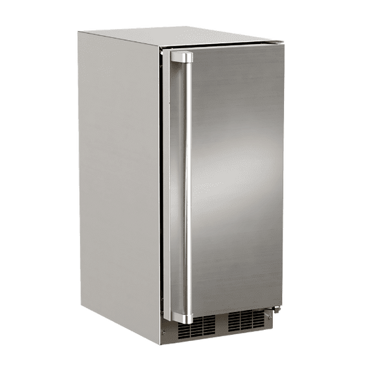 Marvel MOCL215SS01A 15-In Outdoor Built-In Clear Ice Machine For Gravity Drain Applications With Door Style - Stainless Steel