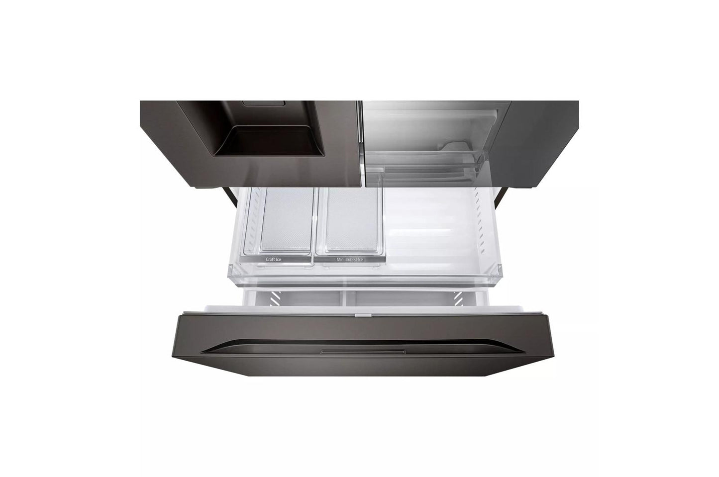 Lg LRYKS3106D 31 Cu. Ft. Smart Standard-Depth Max™ French Door Refrigerator With Four Types Of Ice And Mirror Instaview®