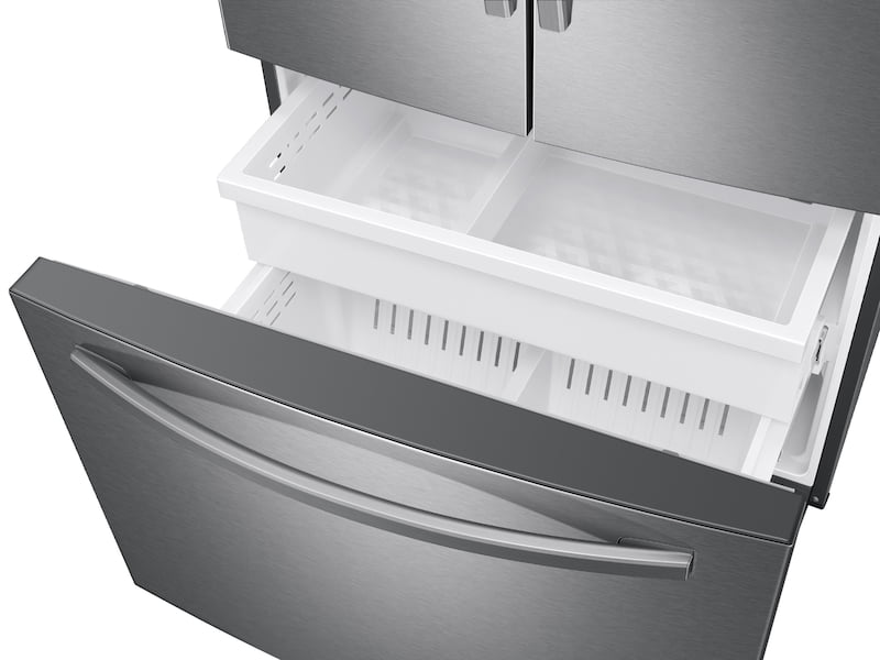 Samsung RF27T5201SR 27 Cu. Ft. Large Capacity 3-Door French Door Refrigerator With External Water & Ice Dispenser In Stainless Steel