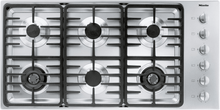 Miele KM3485LPSTAINLESSSTEEL Km 3485 Lp - Gas Cooktop With 2 Dual Wok Burners For Particularly Versatile Cooking Convenience.