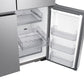Samsung RF23A9671SR 23 Cu. Ft. Smart Counter Depth 4-Door Flex™ Refrigerator With Beverage Center And Dual Ice Maker In Stainless Steel