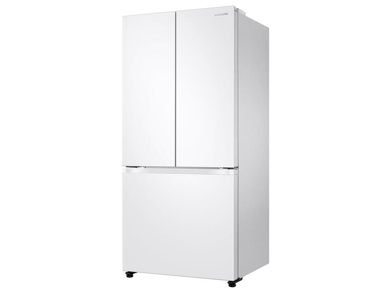 Samsung RF18A5101WW 18 Cu. Ft. Smart Counter Depth 3-Door French Door Refrigerator In White