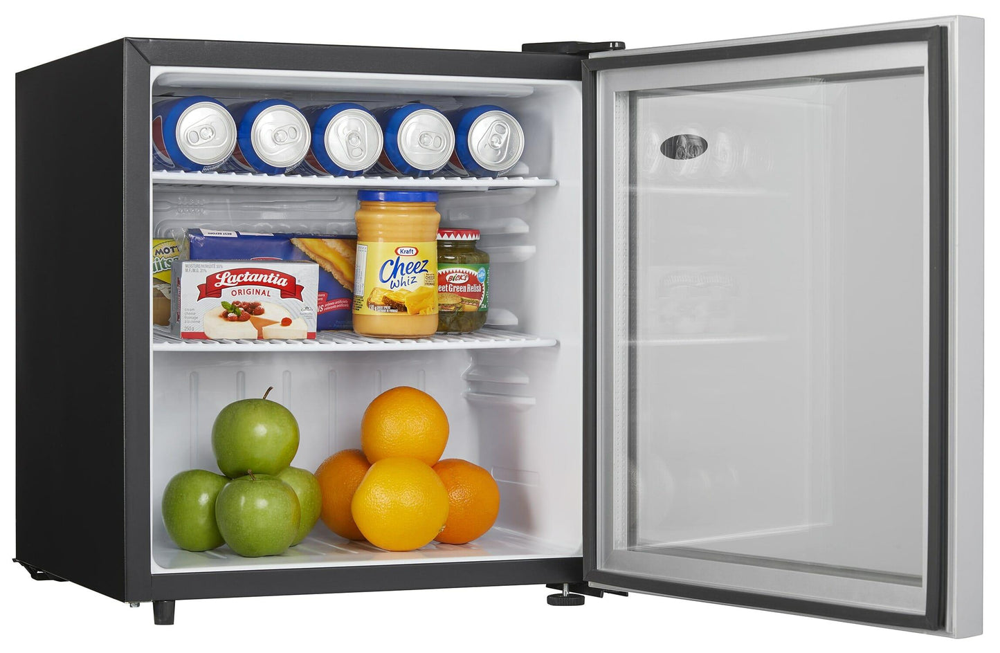 Danby DAG016A2BDB Danby 1.6 Cu. Ft. Compact Glass Door Fridge In Platinum