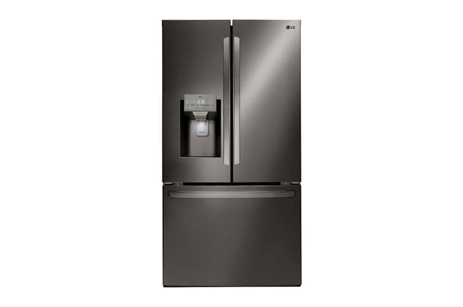 Lg LRFS28XBD 28 Cu.Ft 3 Door French Door, Standard Depth, Ice And Water With Single Ice
