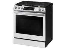 Samsung NX60BB851112AA Bespoke 6.0 Cu. Ft. Smart Front Control Slide-In Gas Range With Air Fry & Wi-Fi In White Glass