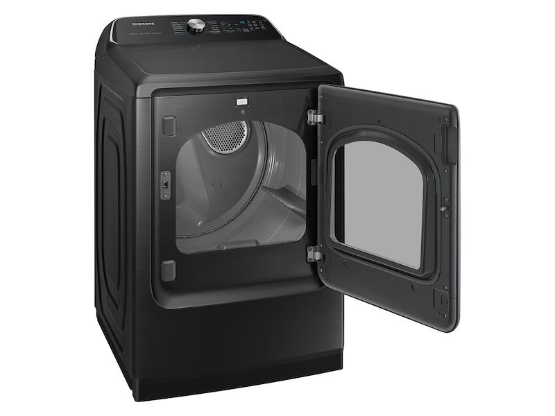 Samsung DVE55CG7100V 7.4 Cu. Ft. Smart Electric Dryer With Steam Sanitize+ In Brushed Black