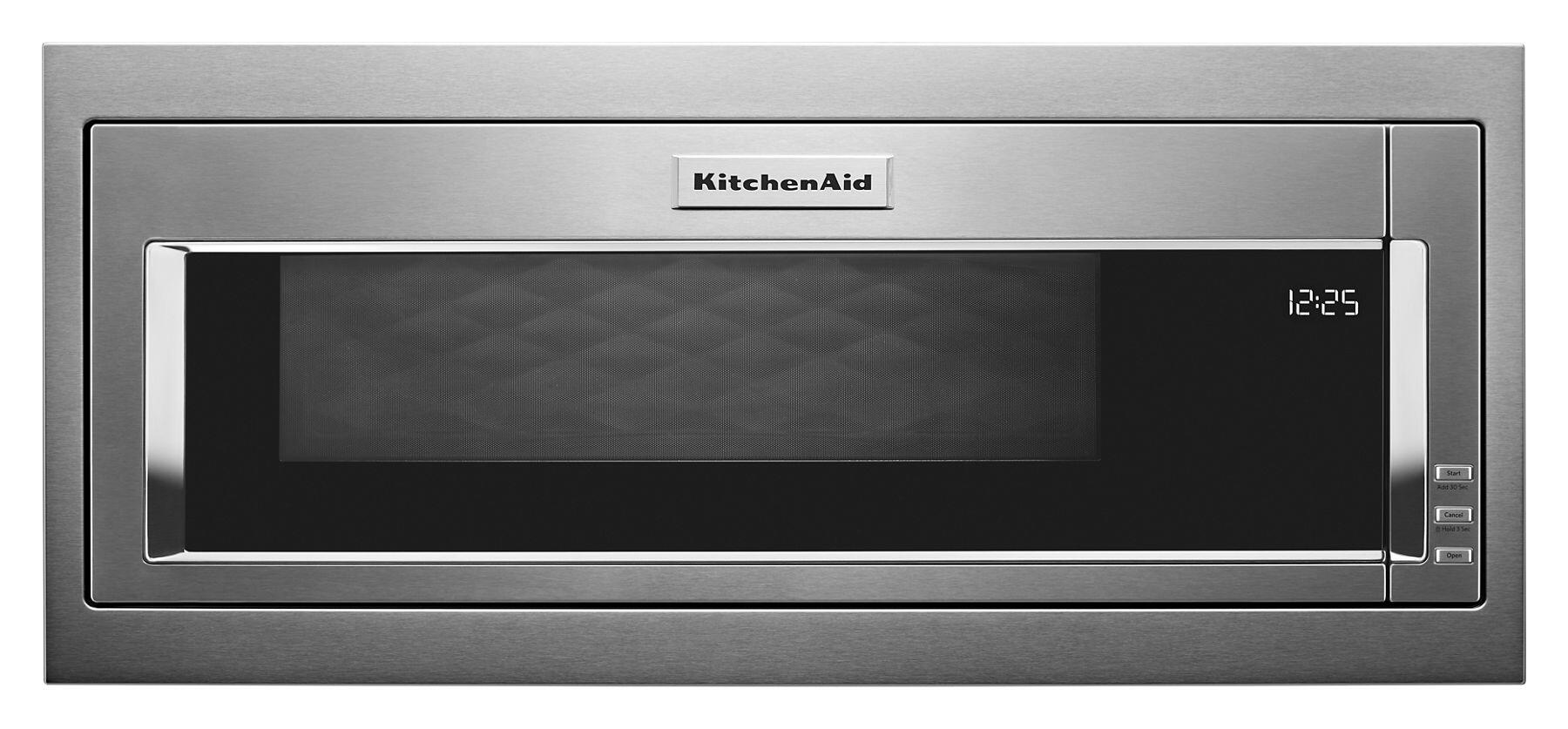 Kitchenaid KMBT5011KSS 1000 Watt Built-In Low Profile Microwave With Slim Trim Kit - Stainless Steel
