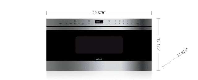 Wolf MD30TES 30" Transitional Drawer Microwave