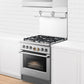 Fisher & Paykel RDV2305LN Dual Fuel Range, 30