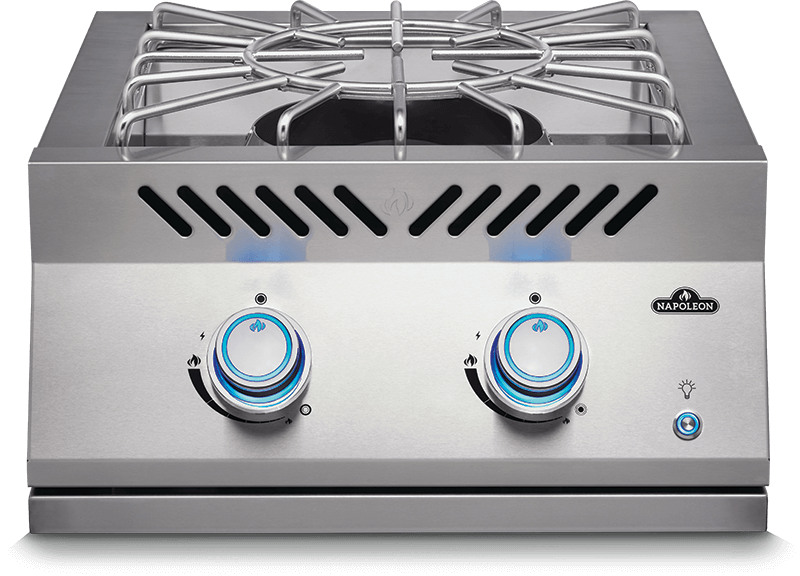 Napoleon Bbq BIB18PBNSS Built-In 700 Series Power Burner With Stainless Steel Cover , Stainless Steel , Natural Gas