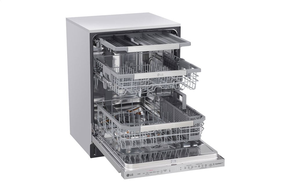 Lg LDP6810SS Top Control Smart Wi-Fi Enabled Dishwasher With Quadwash&#8482; And Truesteam®