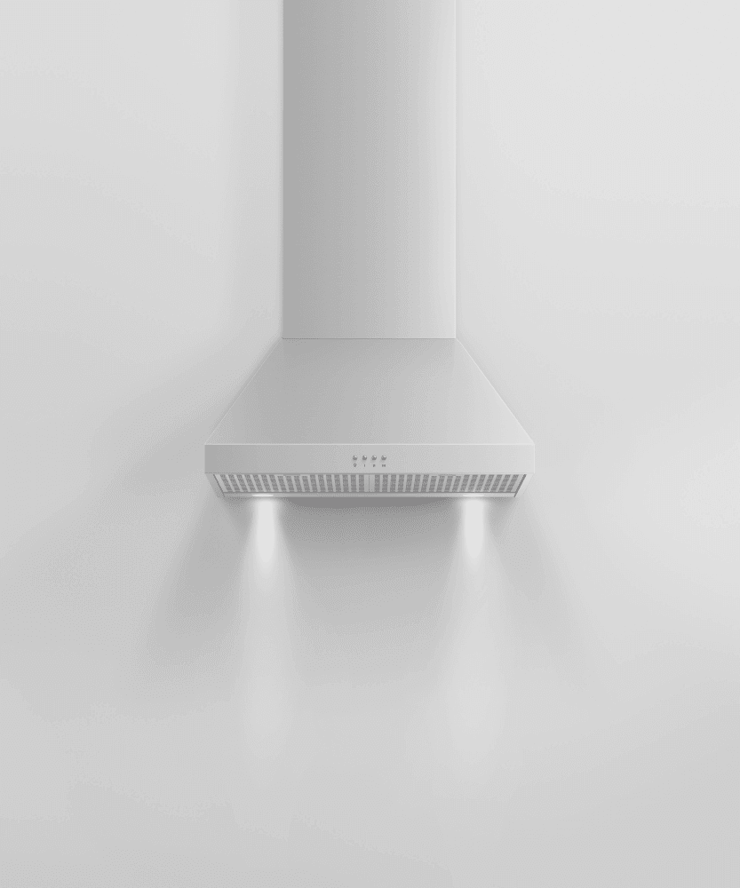Fisher & Paykel HC24PCX1 Wall Range Hood, 24", Pyramid Chimney