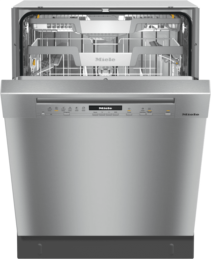 Miele G7106SCU  Stainless Steel - Built-Under Dishwasher With 3D Multiflex Tray For Maximum Convenience.