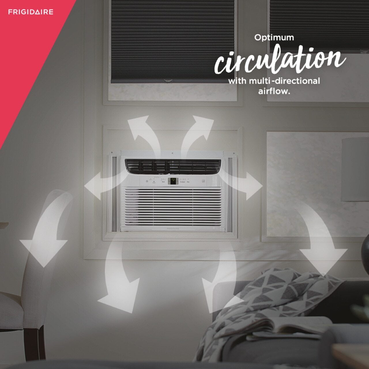 Frigidaire FHWW103WBE Frigidaire 10,000 Btu Connected Window-Mounted Room Air Conditioner