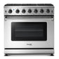 Thor Kitchen LRG3601ULP 36 Inch Gas Range In Stainless Steel - Liquid Propane