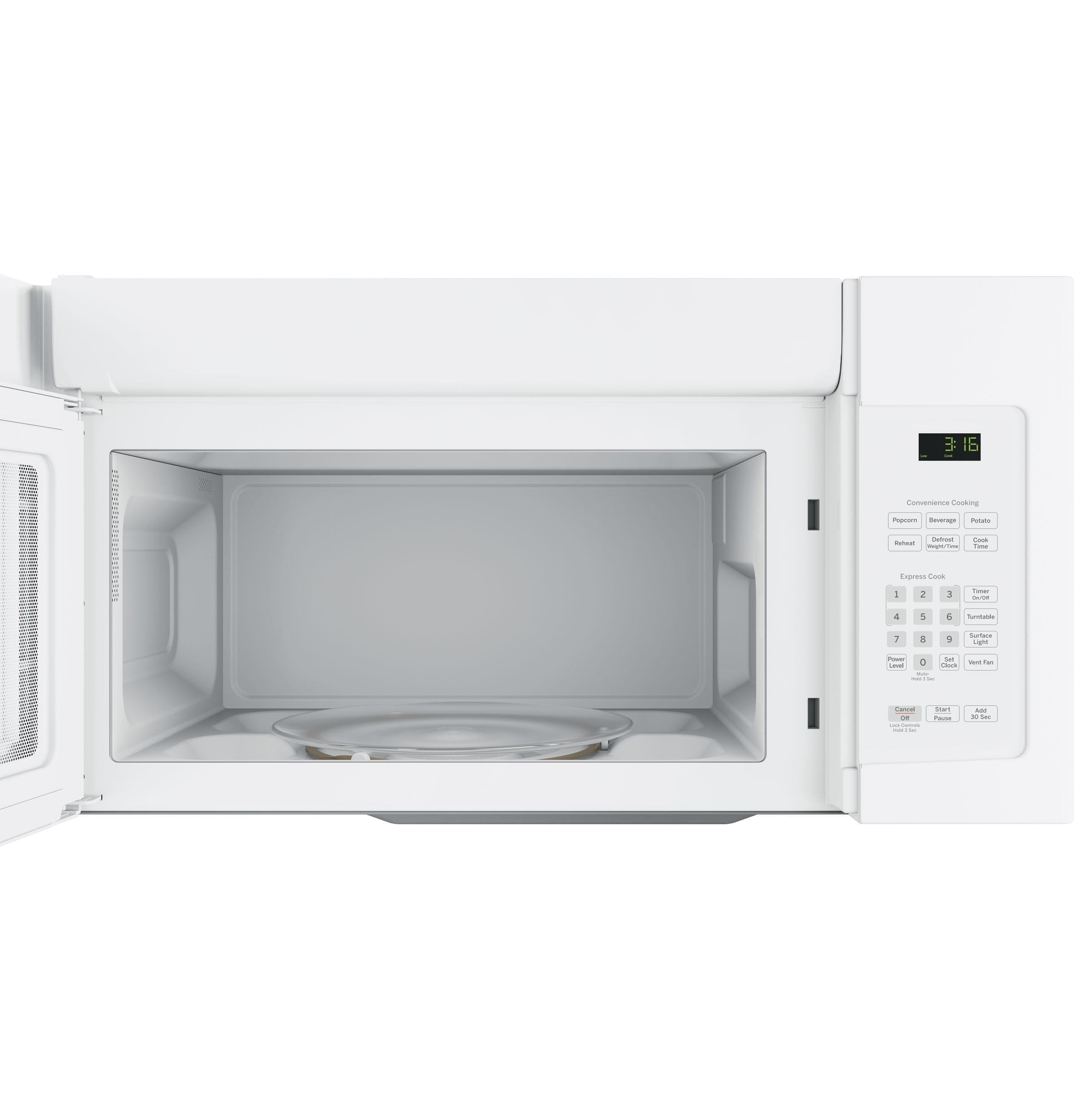 Ge Appliances JVM3162DJWW Ge® 1.6 Cu. Ft. Over-The-Range Microwave Oven