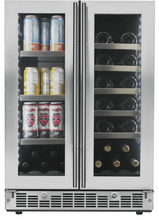 Silhouette SPRBC047D1SS Lorraine 24" French Door Beverage Center