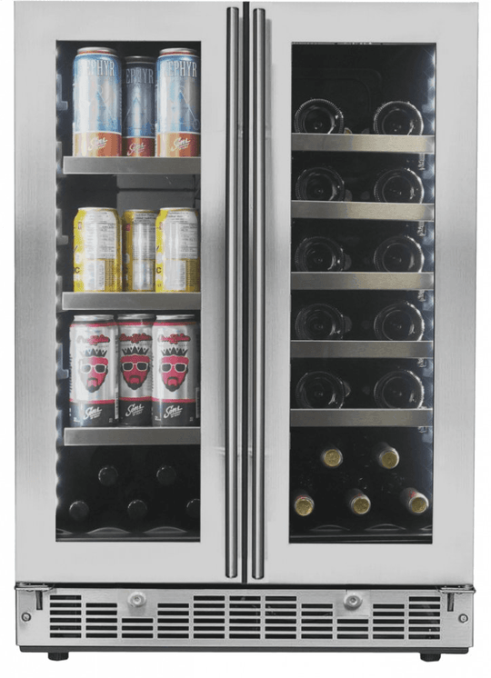 Silhouette SPRBC047D1SS Lorraine 24" French Door Beverage Center