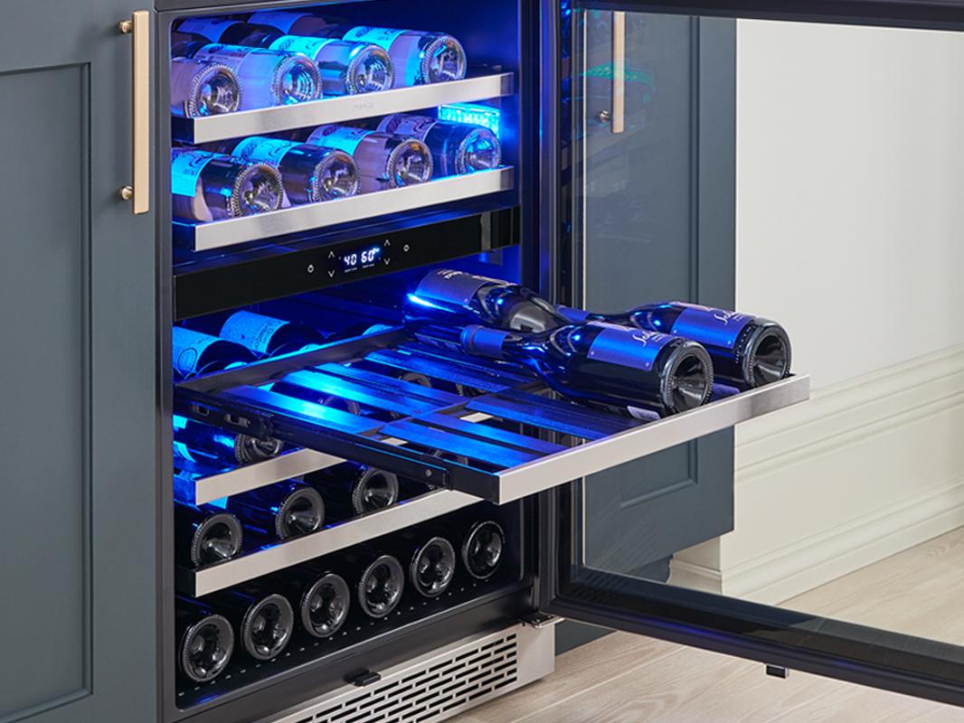 Zephyr PRPW24C02AG 24" Pro Dual Zone Wine Cooler