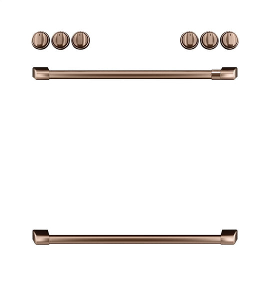 Cafe CXFCGHKPMCU Café Front Control Gas Knobs And Handles - Brushed Copper