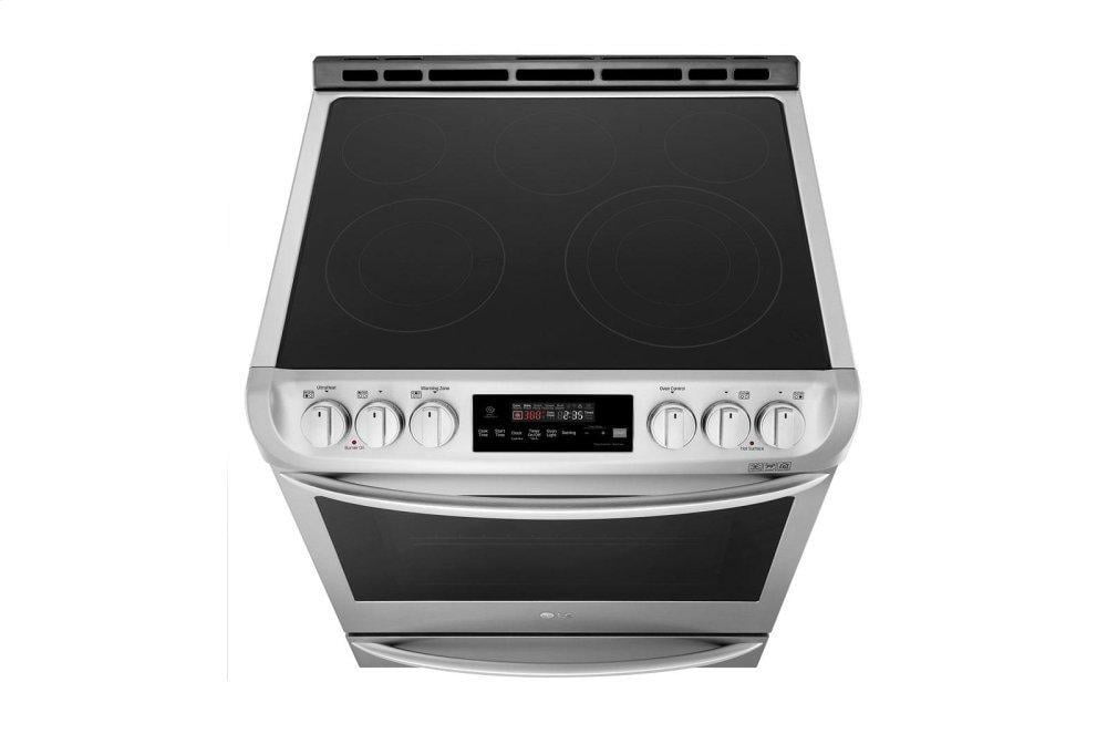 Lg LSE4615ST 6.3 Cu. Ft. Smart Wi-Fi Enabled Electric Slide-In Range With Probake Convection®