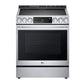 Lg LSES6338F Lg Studio 6.3 Cu. Ft. Instaview® Electric Slide-In Range With Probake Convection® And Air Fry