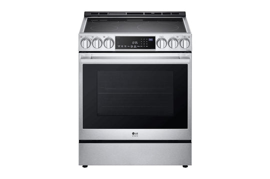 Lg LSES6338F Lg Studio 6.3 Cu. Ft. Instaview® Electric Slide-In Range With Probake Convection® And Air Fry