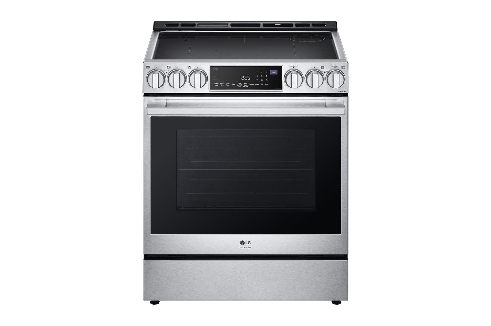 Lg LSIS6338F Lg Studio 6.3 Cu. Ft. Instaview® Induction Slide-In Range With Air Fry And Air Sous Vide