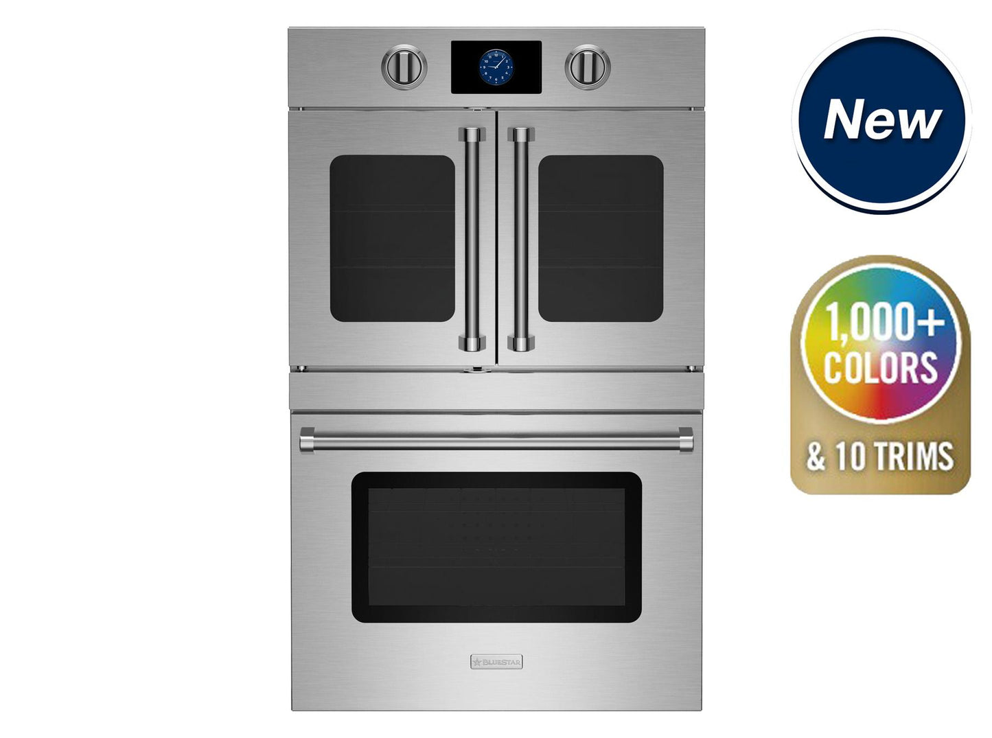 Bluestar BSDEWO30SDV3 30" Double Electric Wall Oven With French & Drop Down Doors