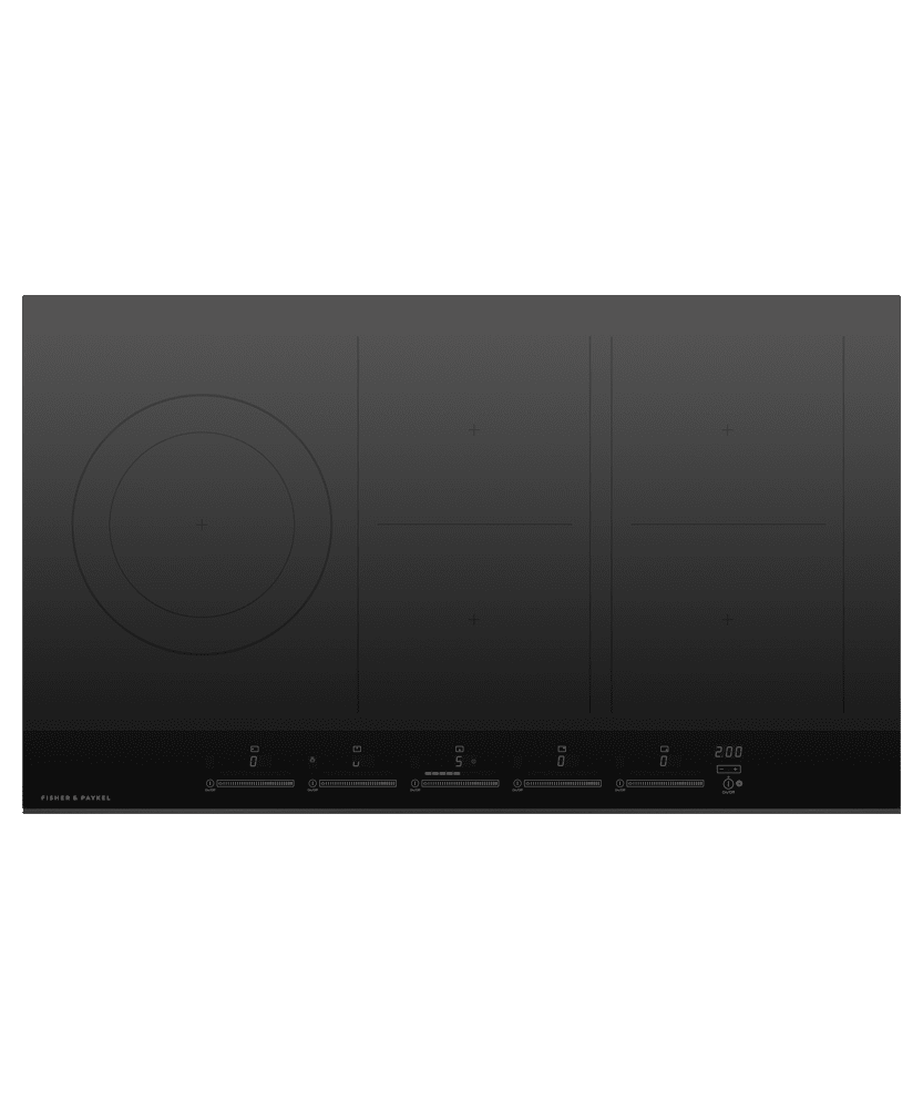Fisher & Paykel CI365DTB4 Induction Cooktop, 36", 5 Zones, With Smartzone