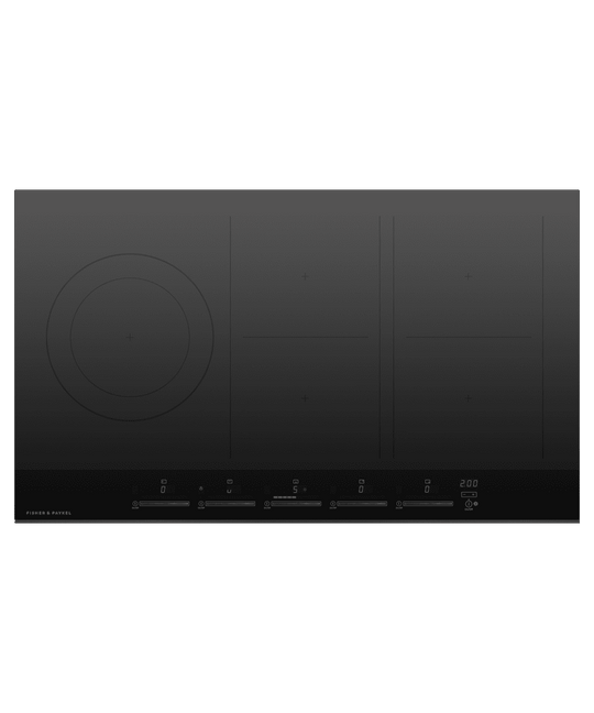 Fisher & Paykel CI365DTB4 Induction Cooktop, 36", 5 Zones, With Smartzone